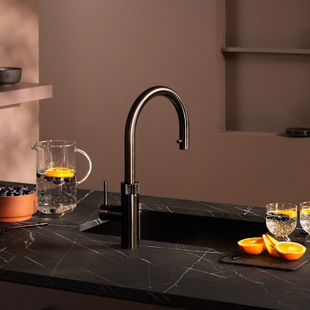 2757 Flex Round Gunmetal Rosalie Cleaning Berries Portrait